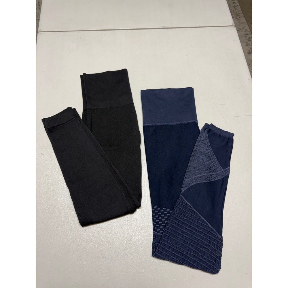 SPANX WOMENS LEGGINGS BUNDLE LOT OF TWO SIZE MEDIUM